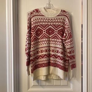 Loft fair isle sweater